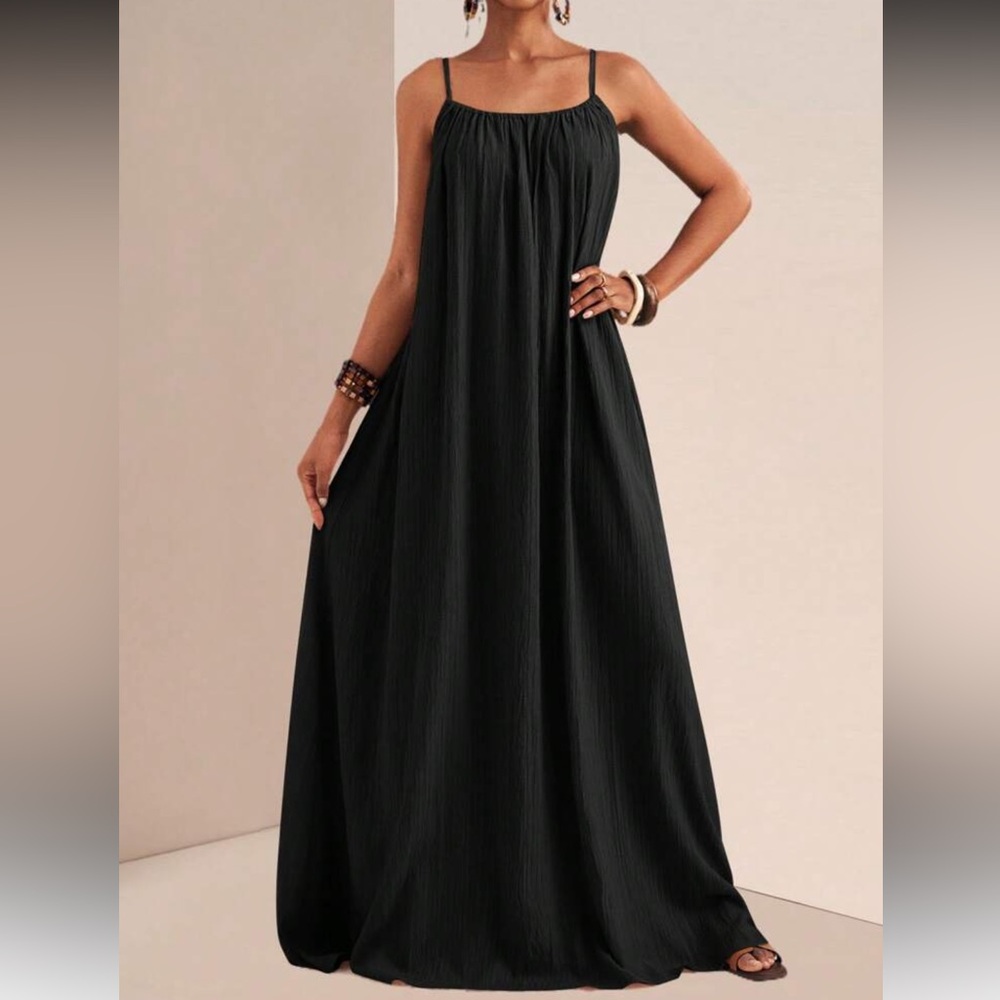Elegant White Maxi Dress - Picture 4 of 16
